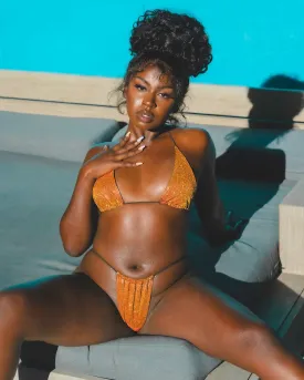 Amber Bikini - Gold/Orange