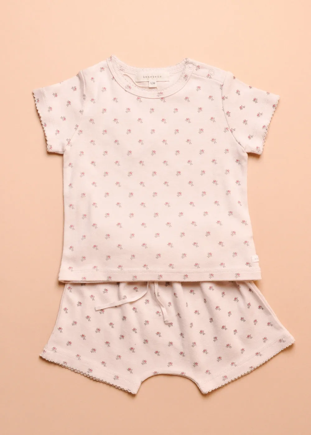 BERRYBERRY TWINSET - PALE PINK