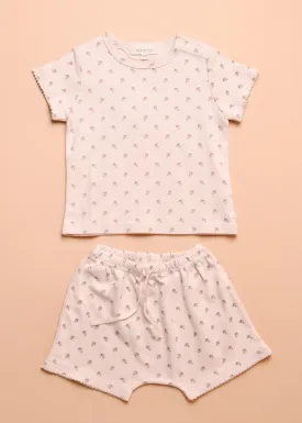 BERRYBERRY TWINSET - PALE PINK