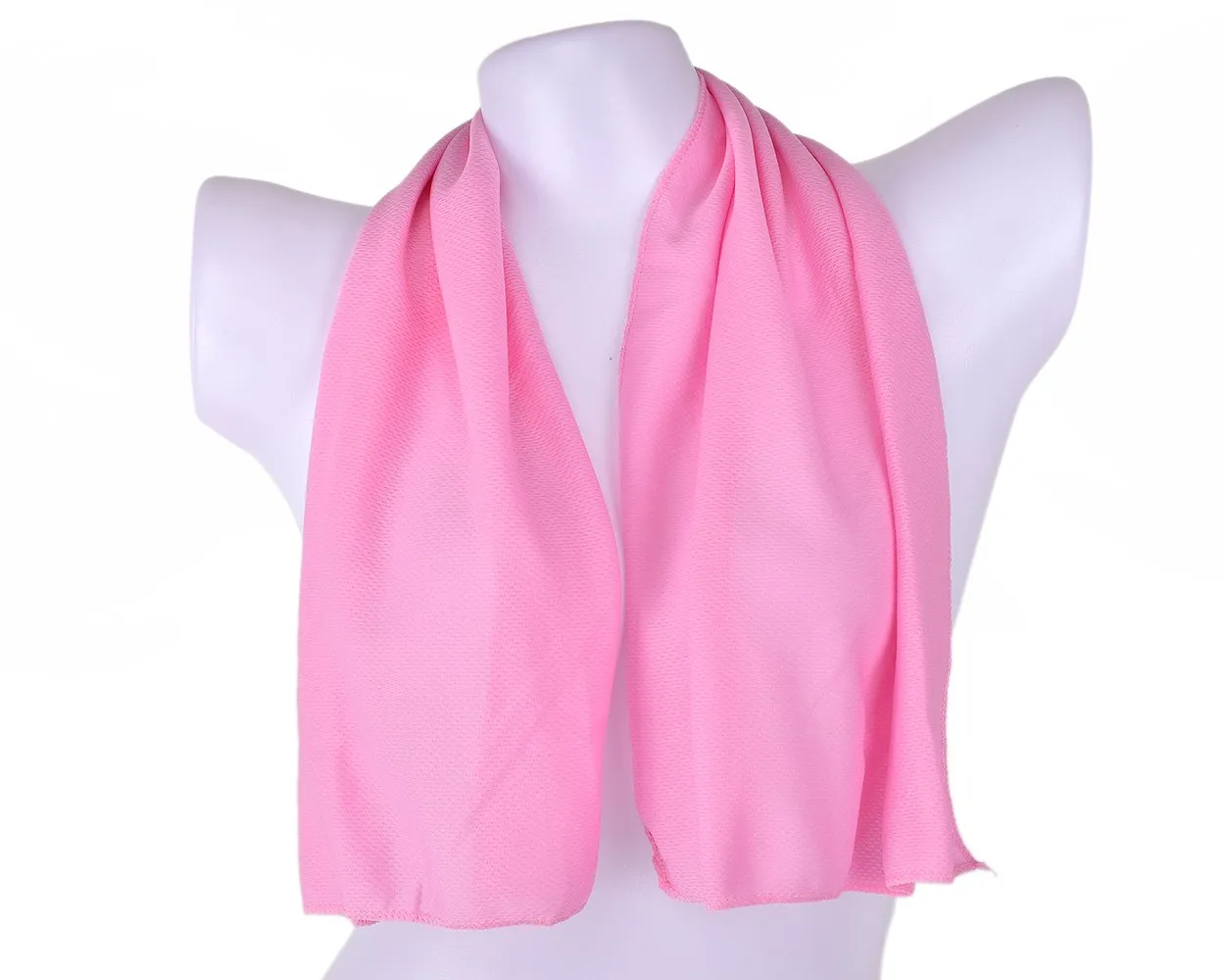 Breathable Chill Absorbent Evaporative Cooling Ice Towel - Pink