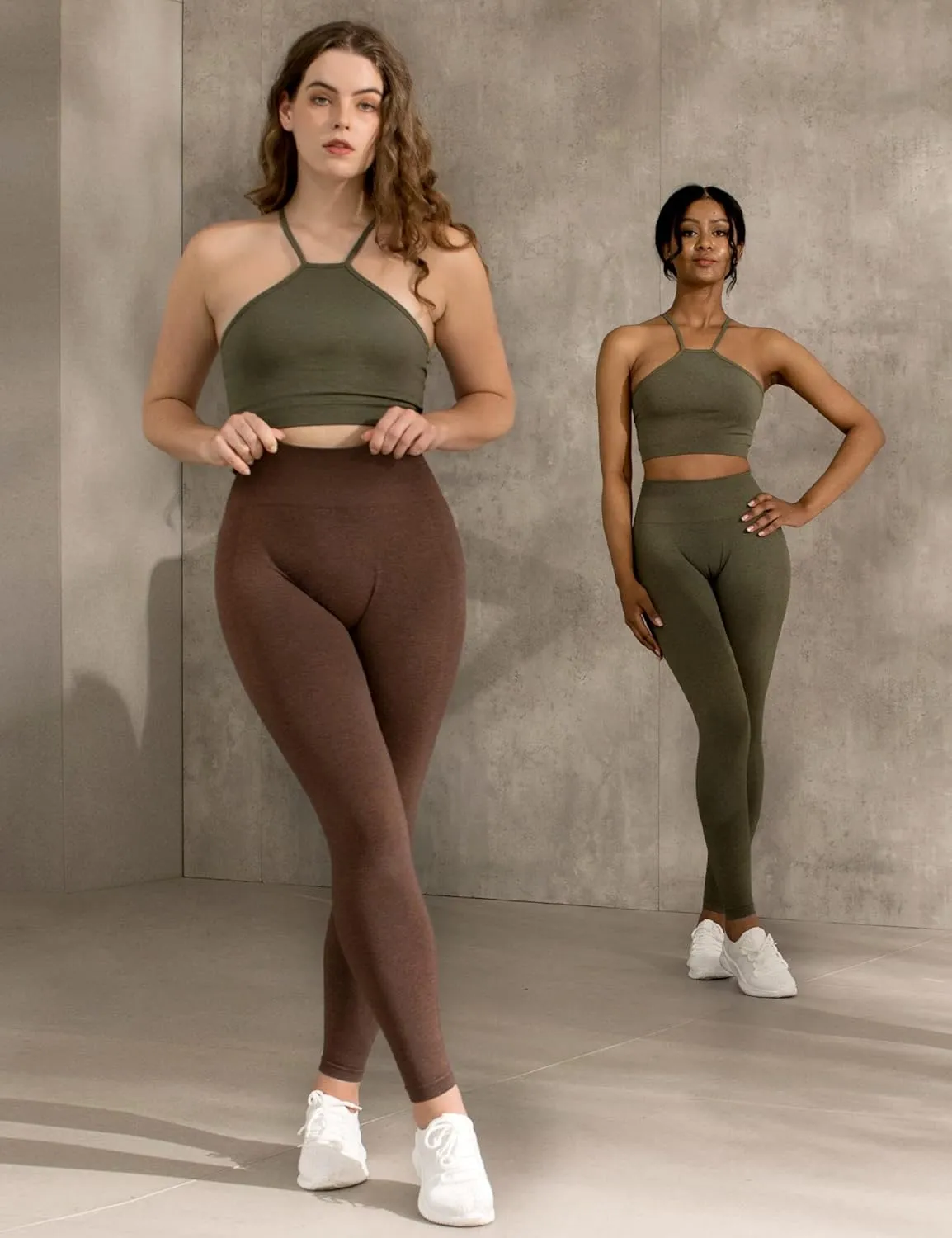 CELER Workout Leggings for Women Tummy Control Chemistry Seamless Scrunch Butt Gym Leggings High Waisted Yoga Pants