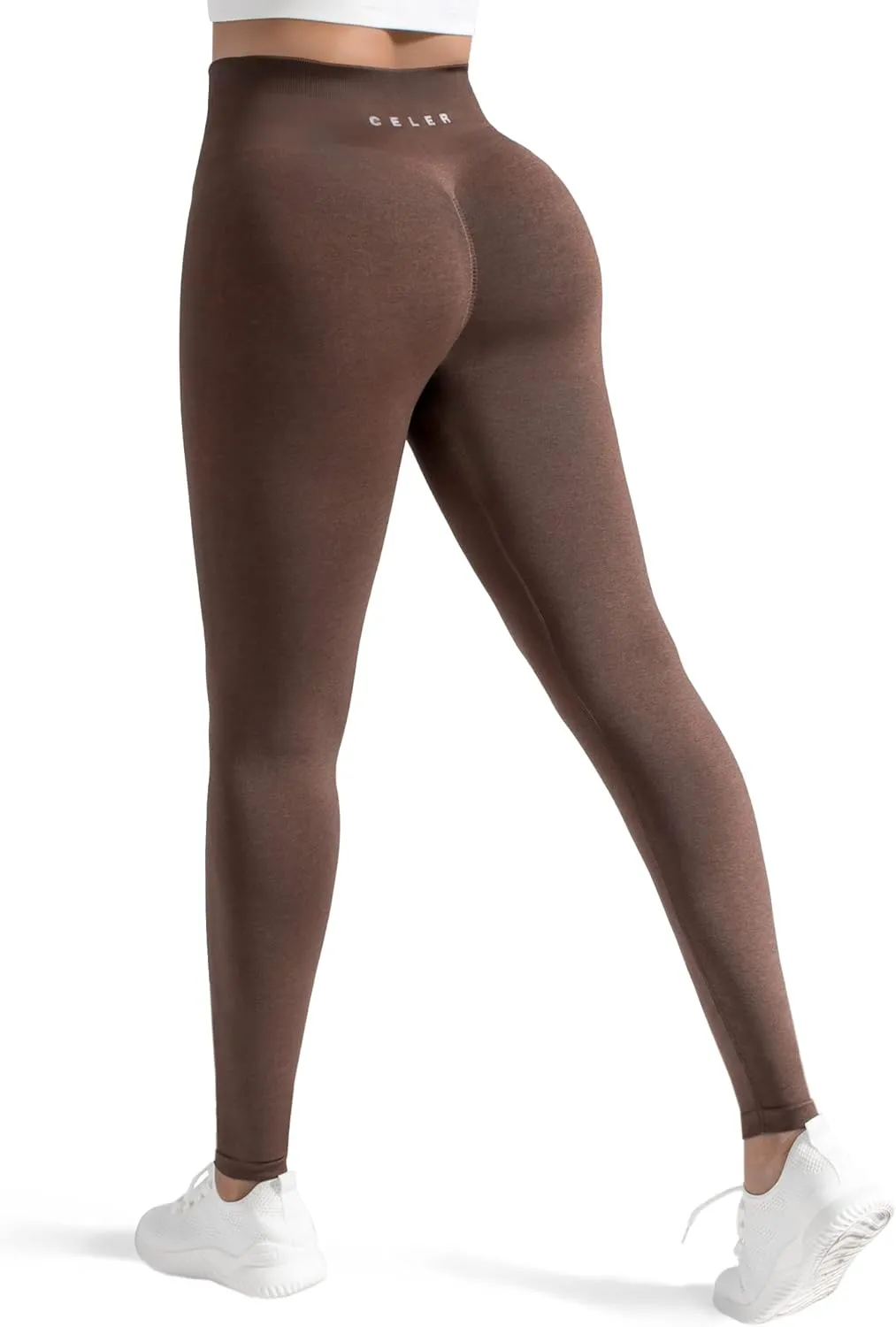 CELER Workout Leggings for Women Tummy Control Chemistry Seamless Scrunch Butt Gym Leggings High Waisted Yoga Pants