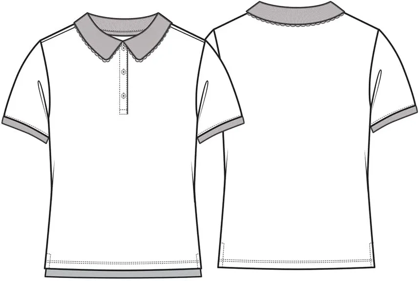 Classroom Girls' Feminine Fit Polo