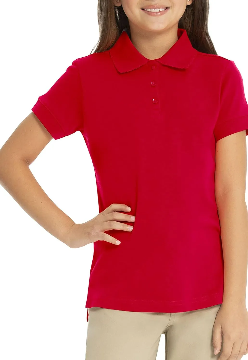 Classroom Girls' Feminine Fit Polo