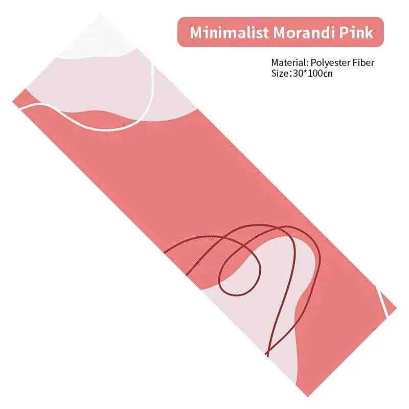 Cold Sensation Towel Absorbs Sweat Quickly Dries And Has A Portable Fitness Ice Sensation Towel Sports Sweat Wiping Towel