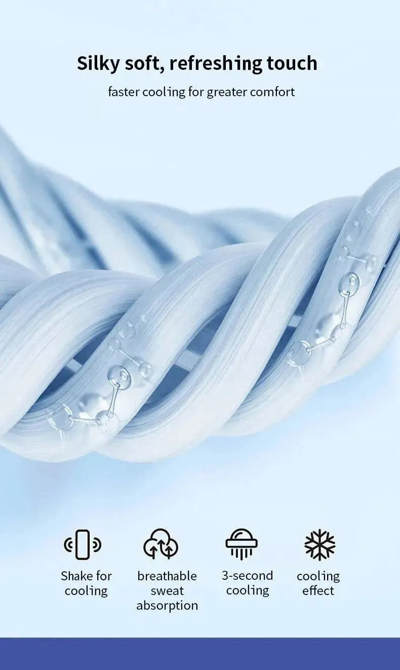 Cold Sensation Towel Absorbs Sweat Quickly Dries And Has A Portable Fitness Ice Sensation Towel Sports Sweat Wiping Towel