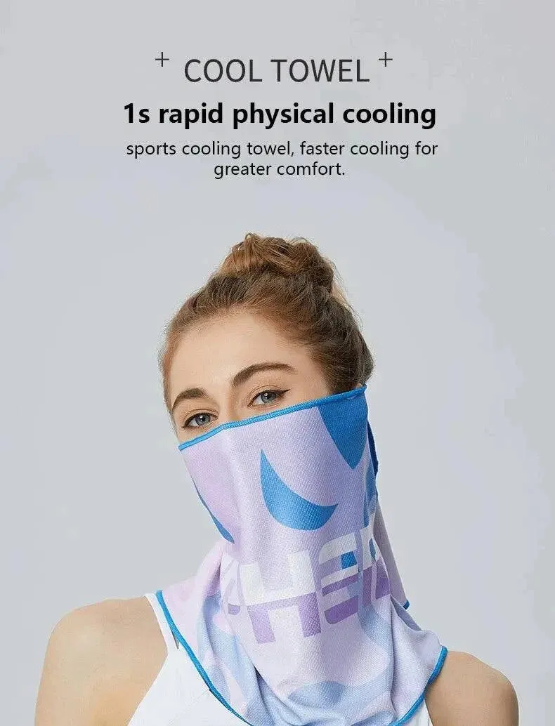 Cold Sensation Towel Absorbs Sweat Quickly Dries And Has A Portable Fitness Ice Sensation Towel Sports Sweat Wiping Towel