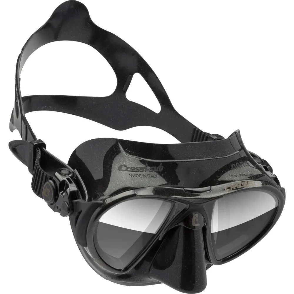 Cressi Nano Black Mirrored lens