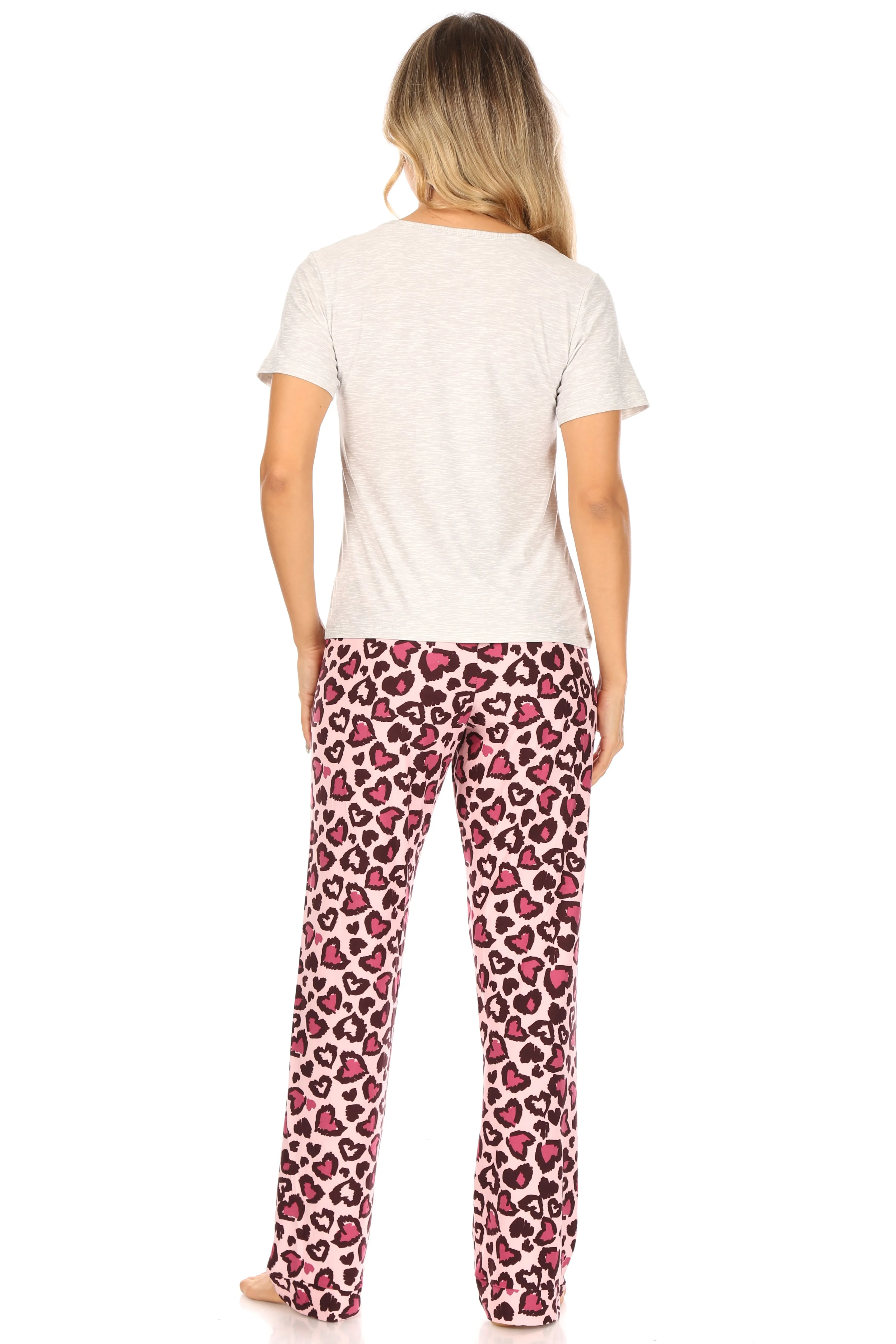 Do Not Disturb Short Sleeve Pant Set