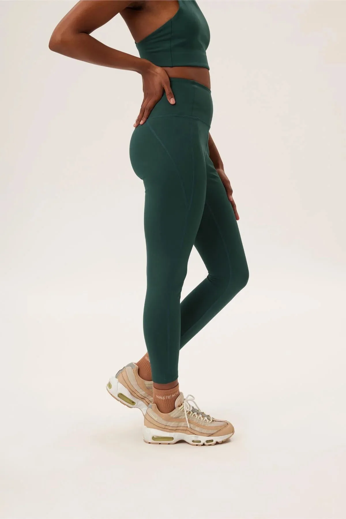 High Rise Compressive Legging 28.5" (Moss)
