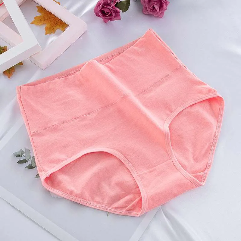 High Waist Cotton Panties and Full Brief Panties for Women (Pack of 10)