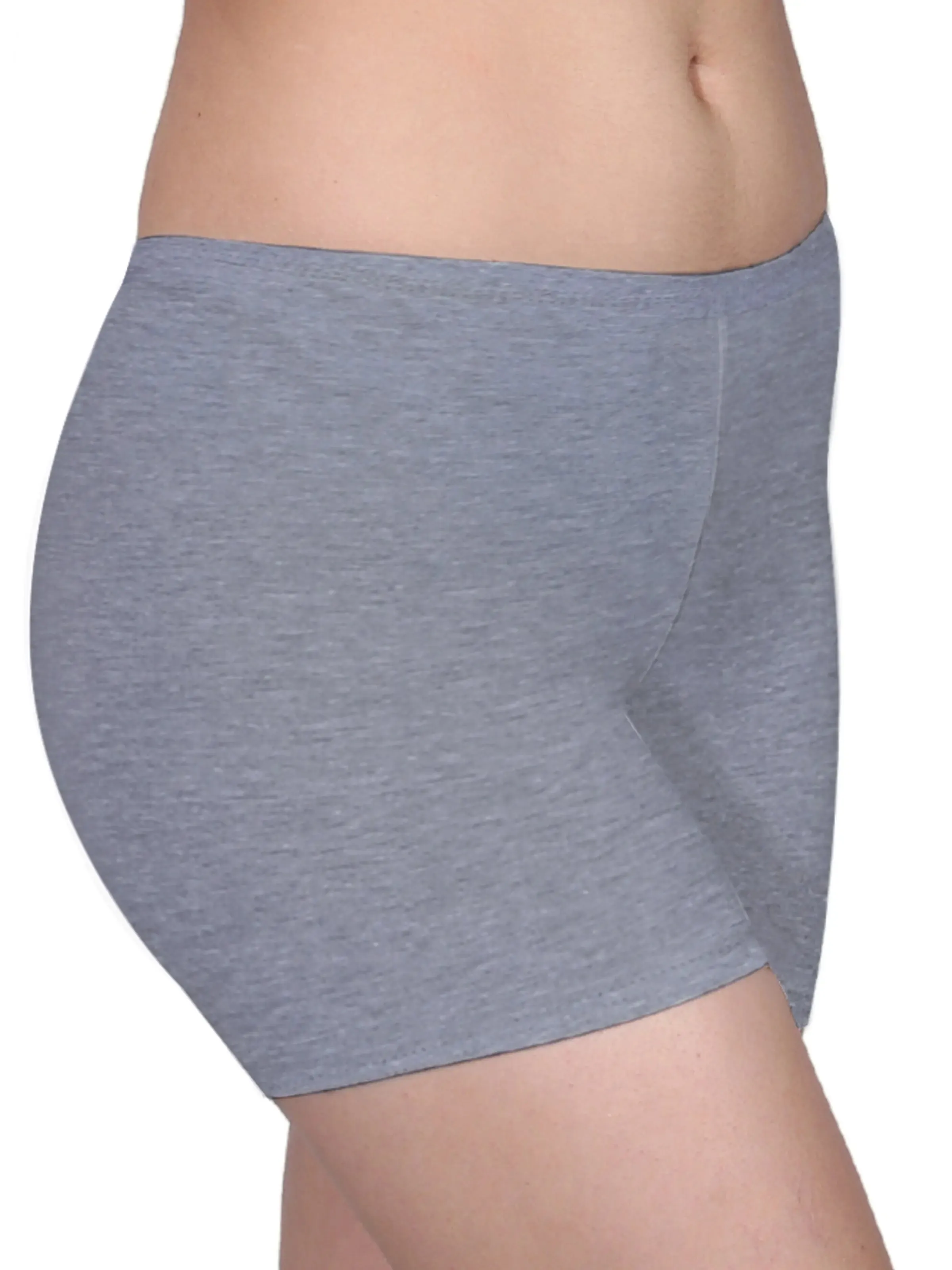 High Waist Long Panties For Girls And Women With Full Coverage, Gusseted Crotch & No Side Seams Pack-of-2