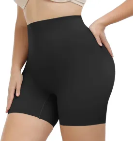 JOYSHAPER Slip Shorts for Under Dresses Women Elastic Anti Chafing Underwear Lace Slip Yoga Biker Shorts Boxer Briefs