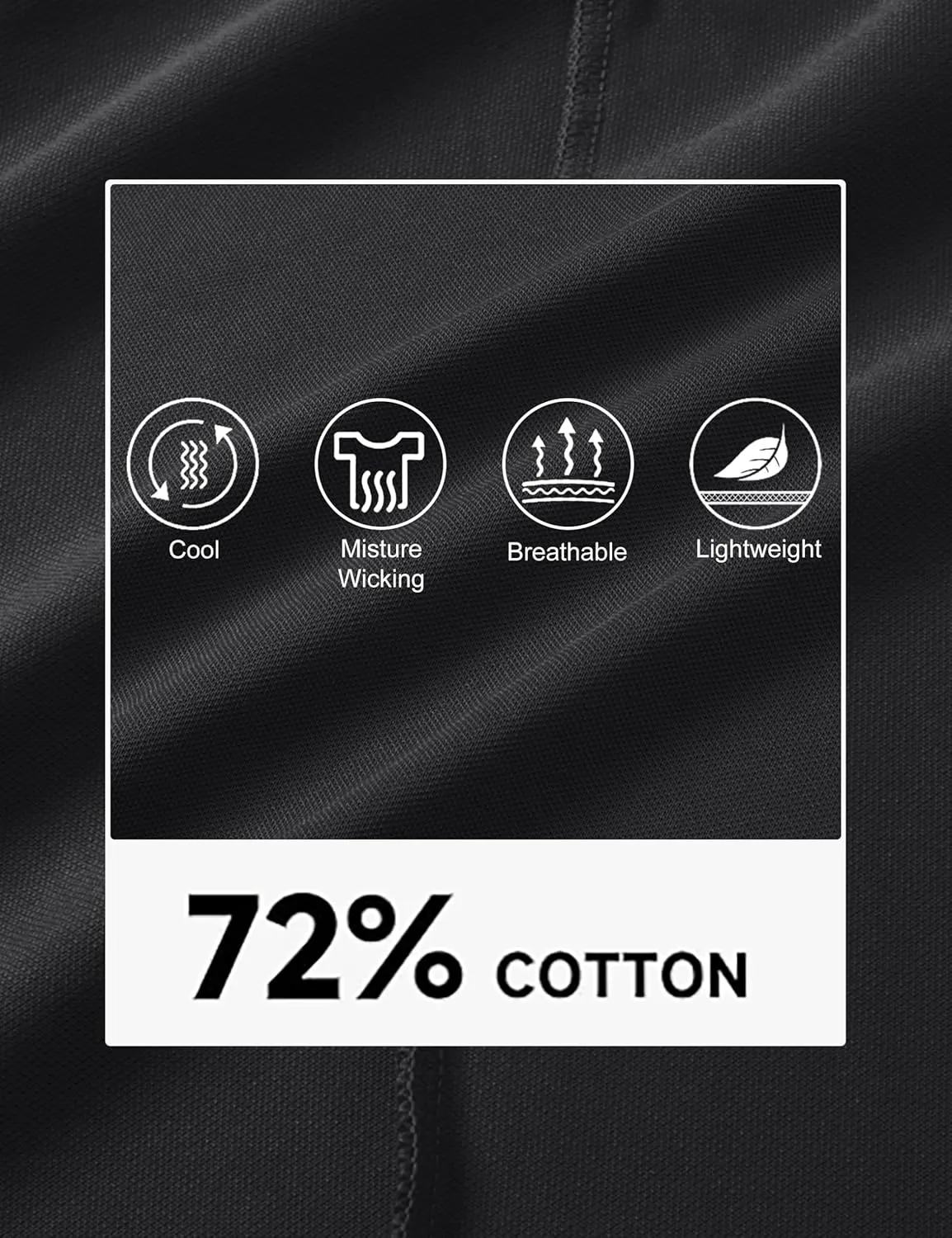 MAGCOMSEN Mens Polo Shirts with Pocket Cotton Pique Short Sleeve Collared Shirt Moisture Wicking Golf Shirts 3-Button Shirts