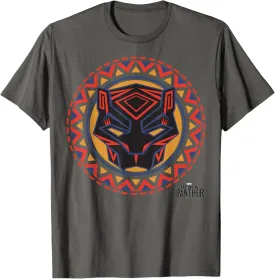 Marvel Black Panther Movie Geometric Pattern Mask T-Shirt T-Shirt