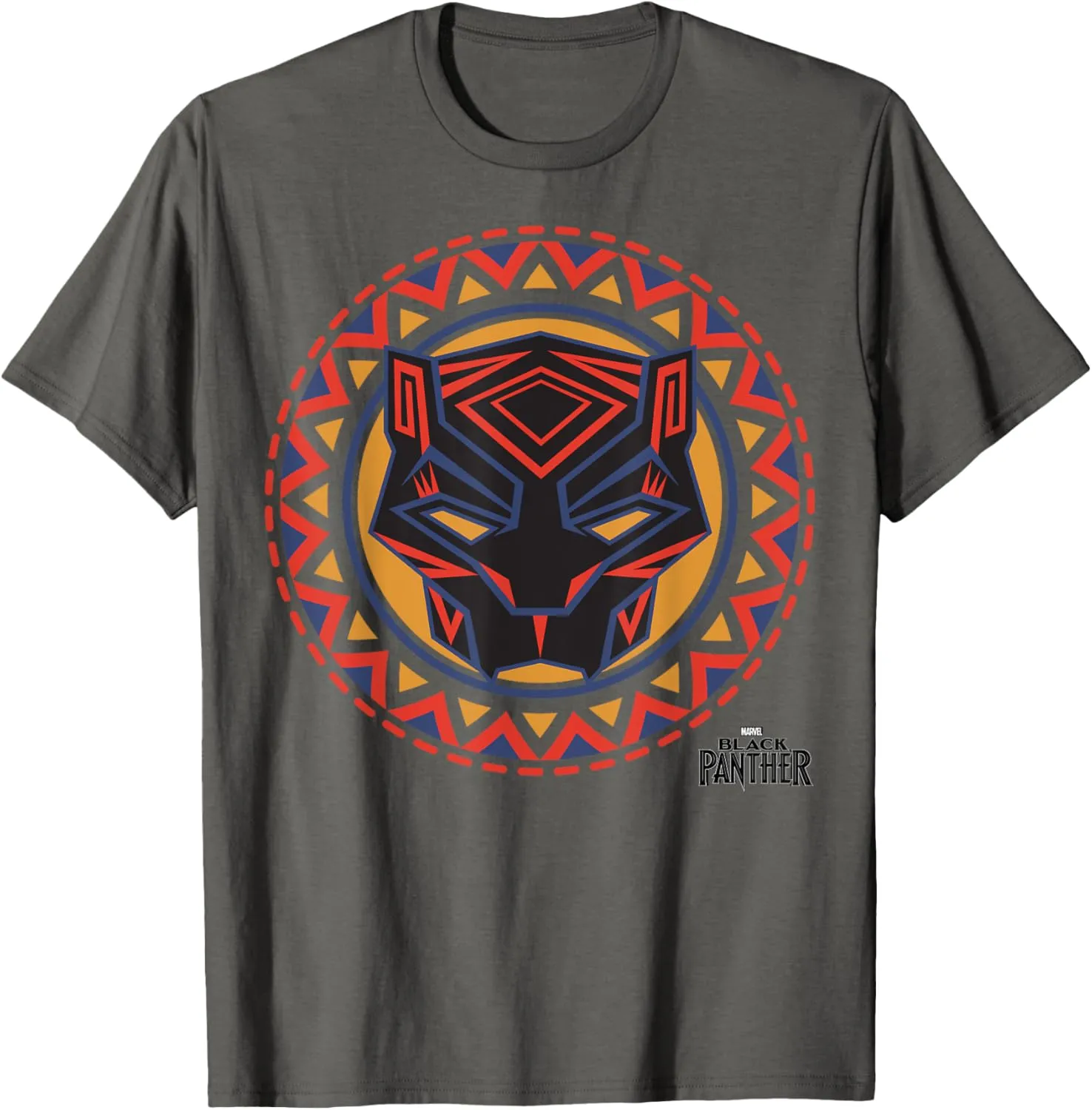 Marvel Black Panther Movie Geometric Pattern Mask T-Shirt T-Shirt