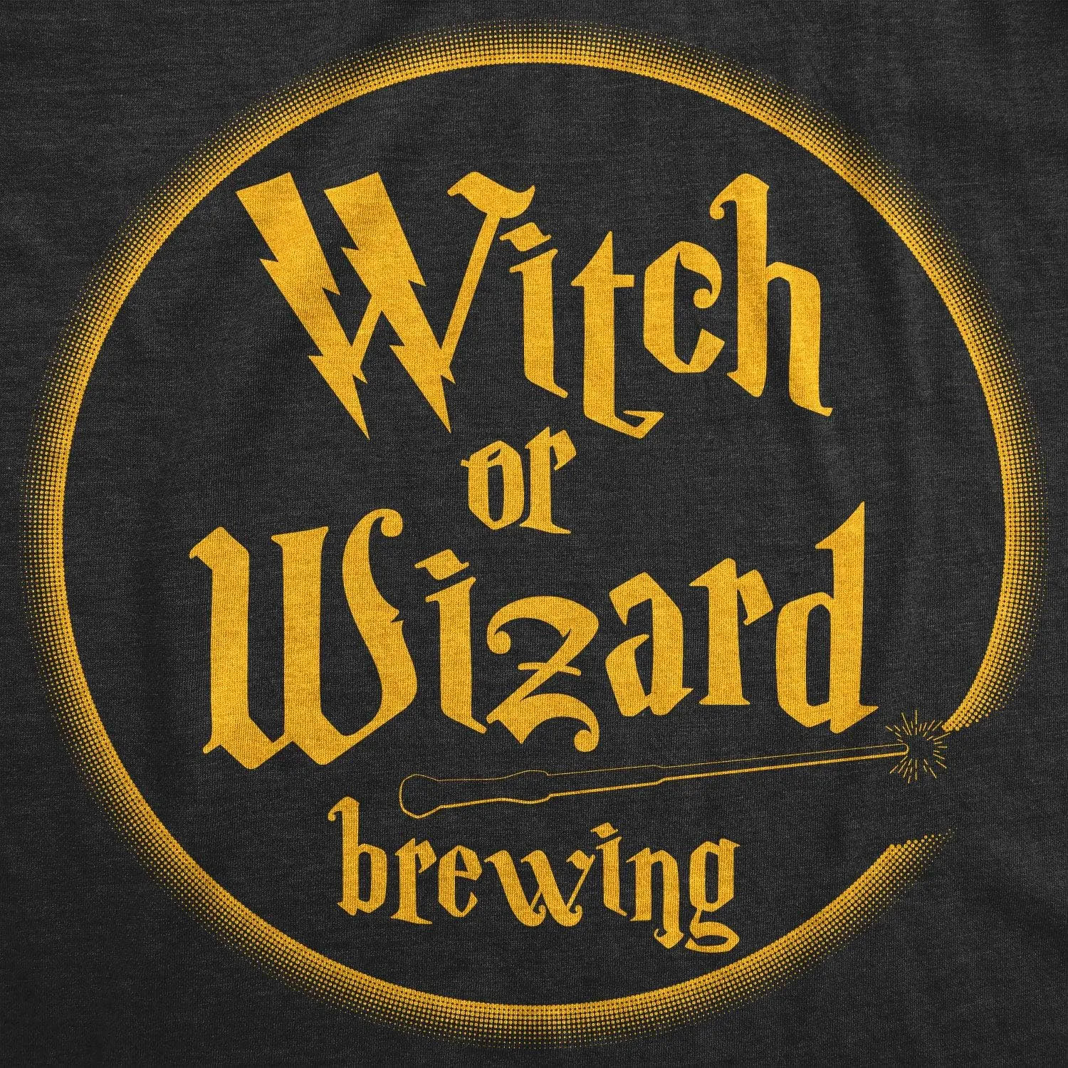 Maternity Witch Or Wizard Brewing T Shirt Funny Halloween Pregnancy Tee