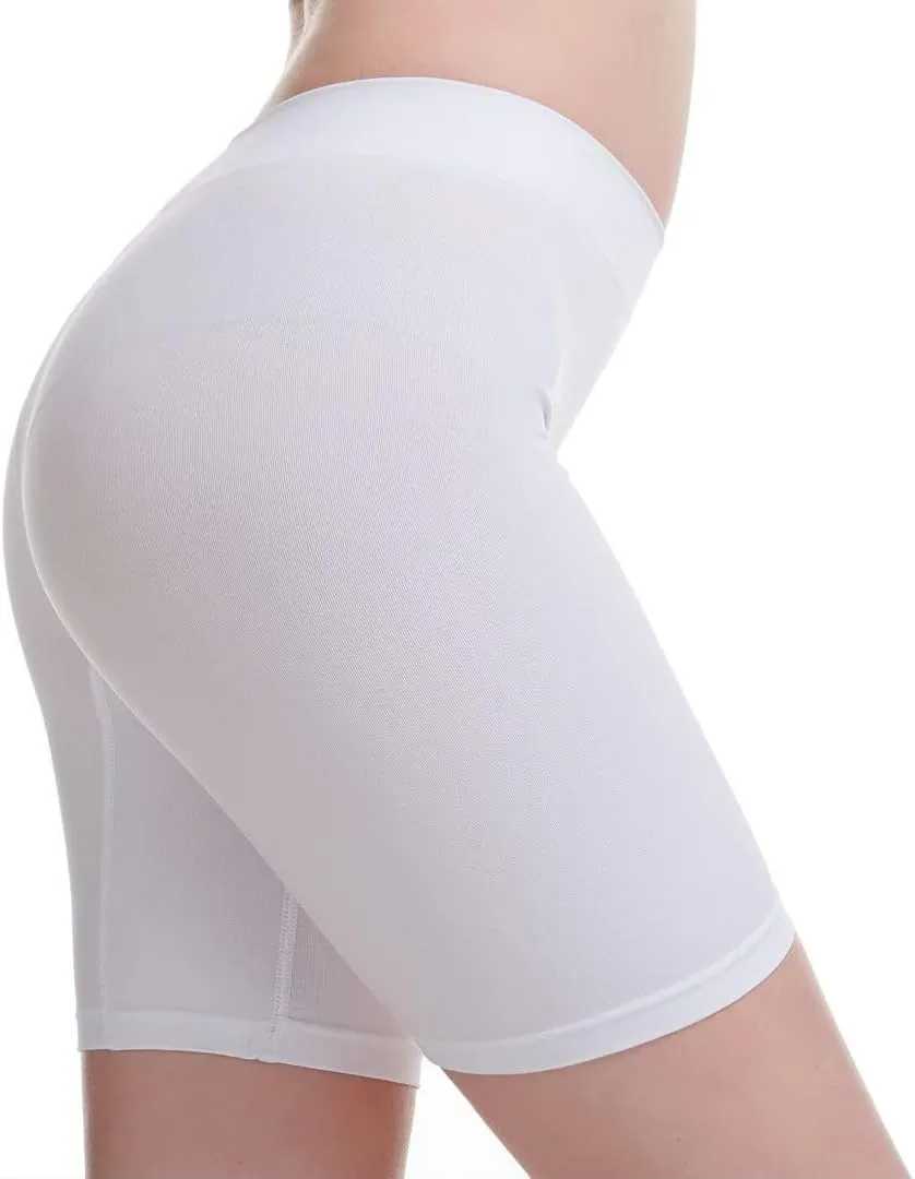 MELERIO Women's Slip Shorts, Comfortable Boyshorts Panties, Anti-chafing Spandex Shorts for Under Dress