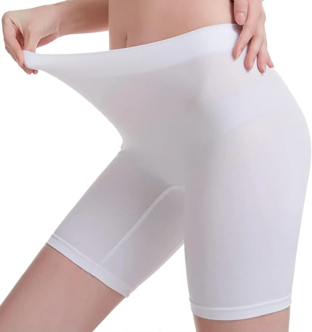 MELERIO Women's Slip Shorts, Comfortable Boyshorts Panties, Anti-chafing Spandex Shorts for Under Dress