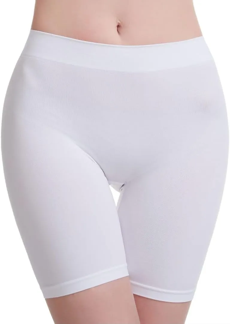 MELERIO Women's Slip Shorts, Comfortable Boyshorts Panties, Anti-chafing Spandex Shorts for Under Dress