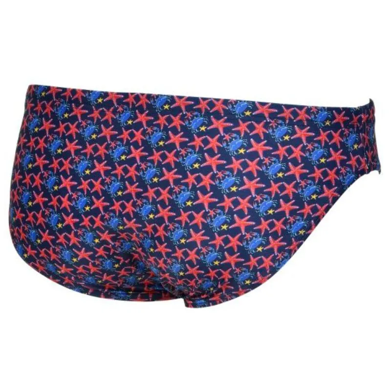 MEN'S ALLOVER BRIEF - ROYAL/MULTI