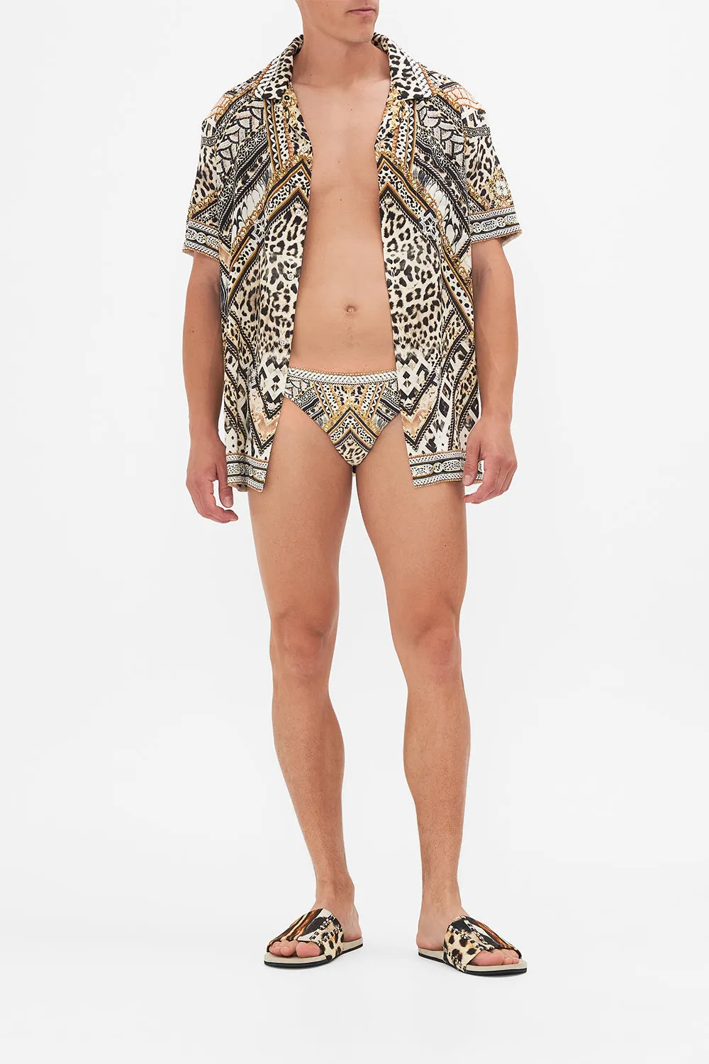 MEN'S ATHLETIC SWIM BRIEF MOSAIC MUSE