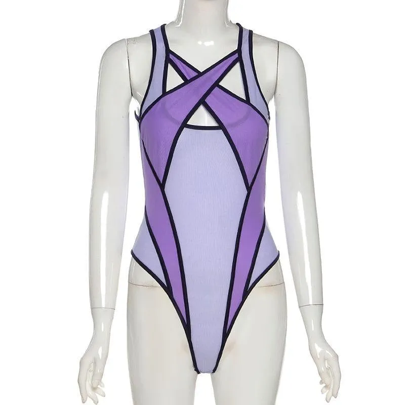 Mesh Criss Cross Monokini
