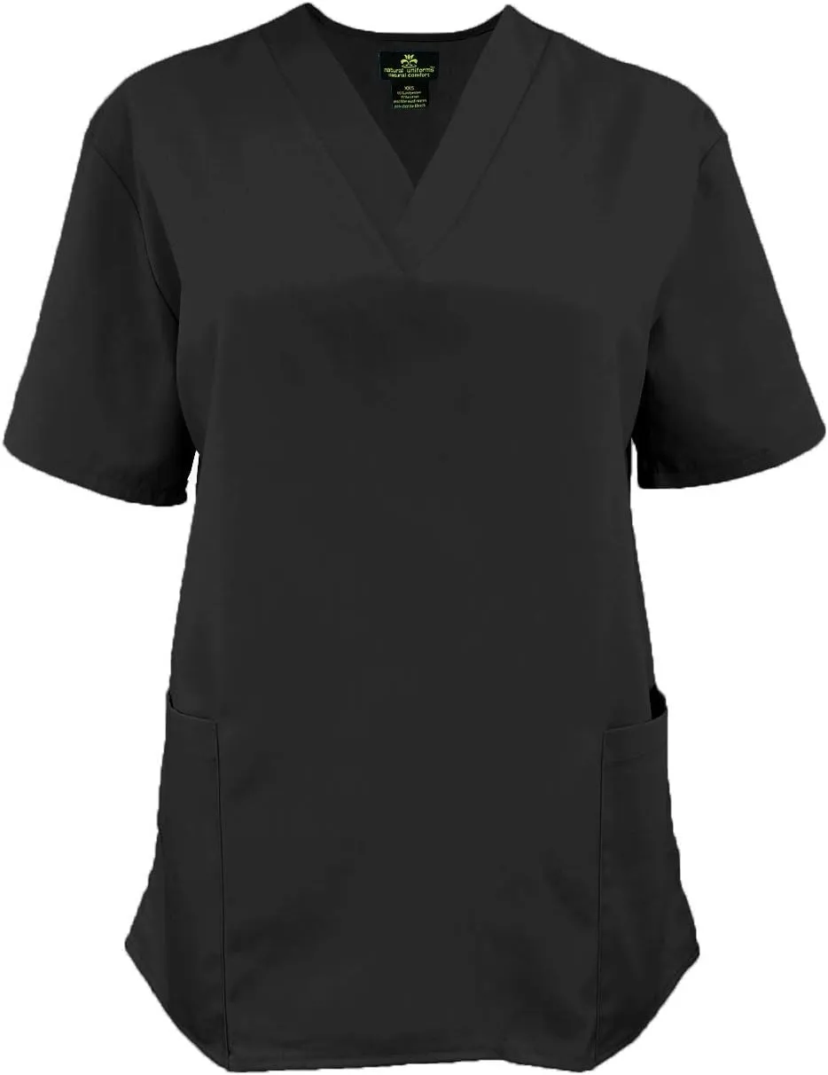 Natural Uniforms Unisex Scrub Set-Top and Pant Set (Standard Workwear Scrub Set)