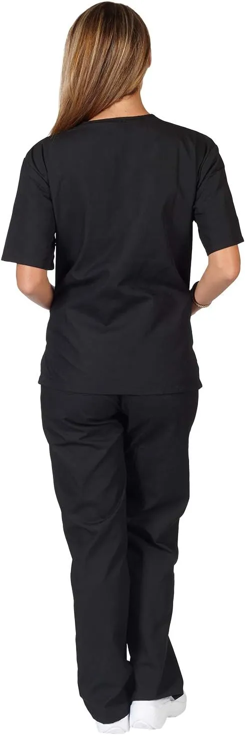 Natural Uniforms Unisex Scrub Set-Top and Pant Set (Standard Workwear Scrub Set)
