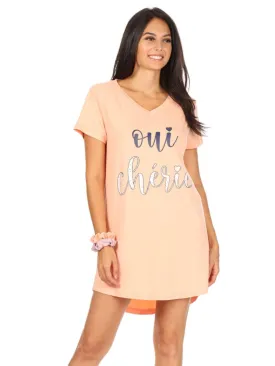 Oui Oui Nightshirt with Scrunchies