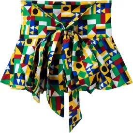 SHENBOLEN Women African Print Dashiki Tradition Waist Belts One Size