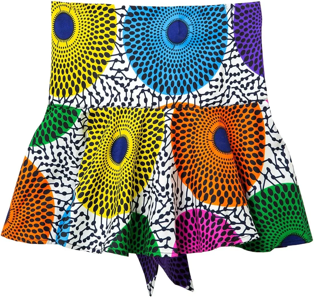 SHENBOLEN Women African Print Dashiki Tradition Waist Belts One Size