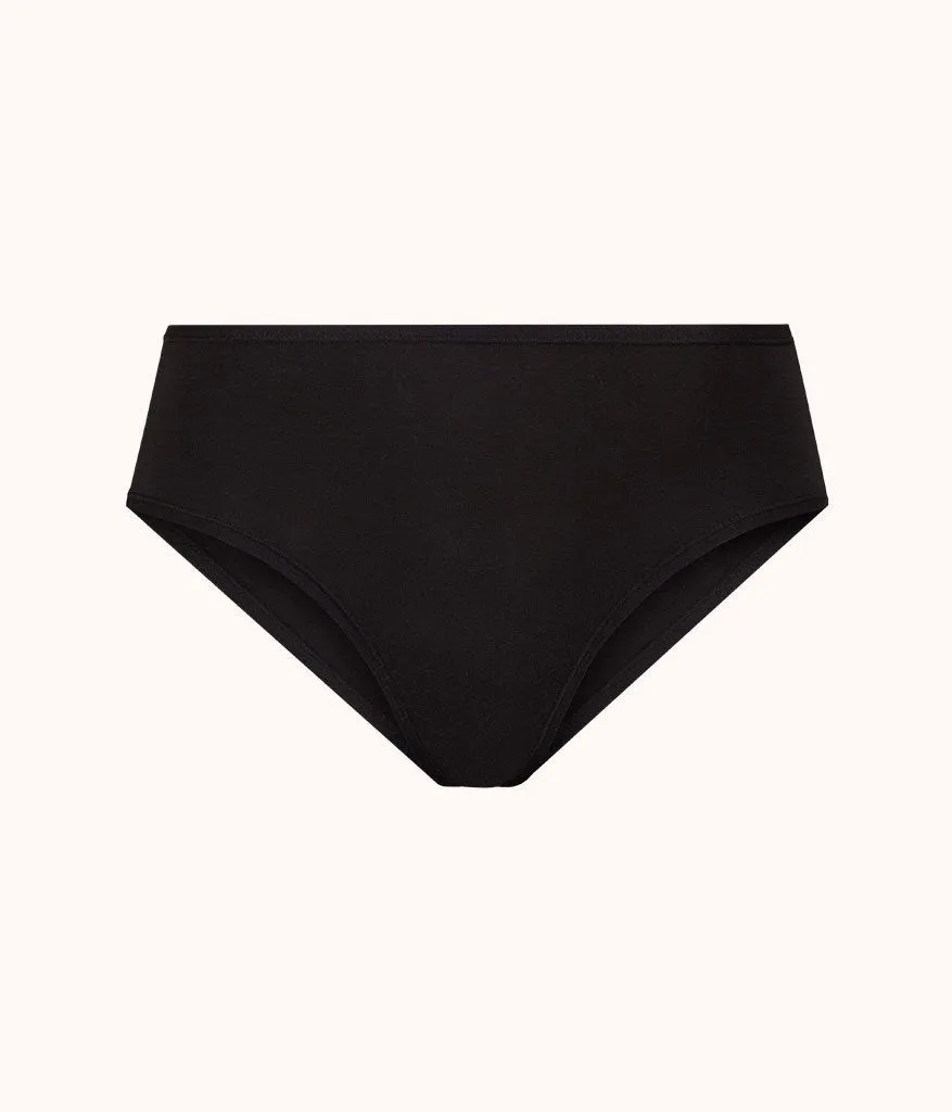 The Cotton Brief 5-Pack: Jet Black
