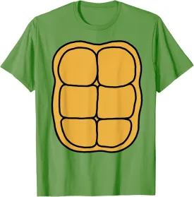 Turtle Shell Shirt KIDS DIY Halloween Costume FRONT   BACK