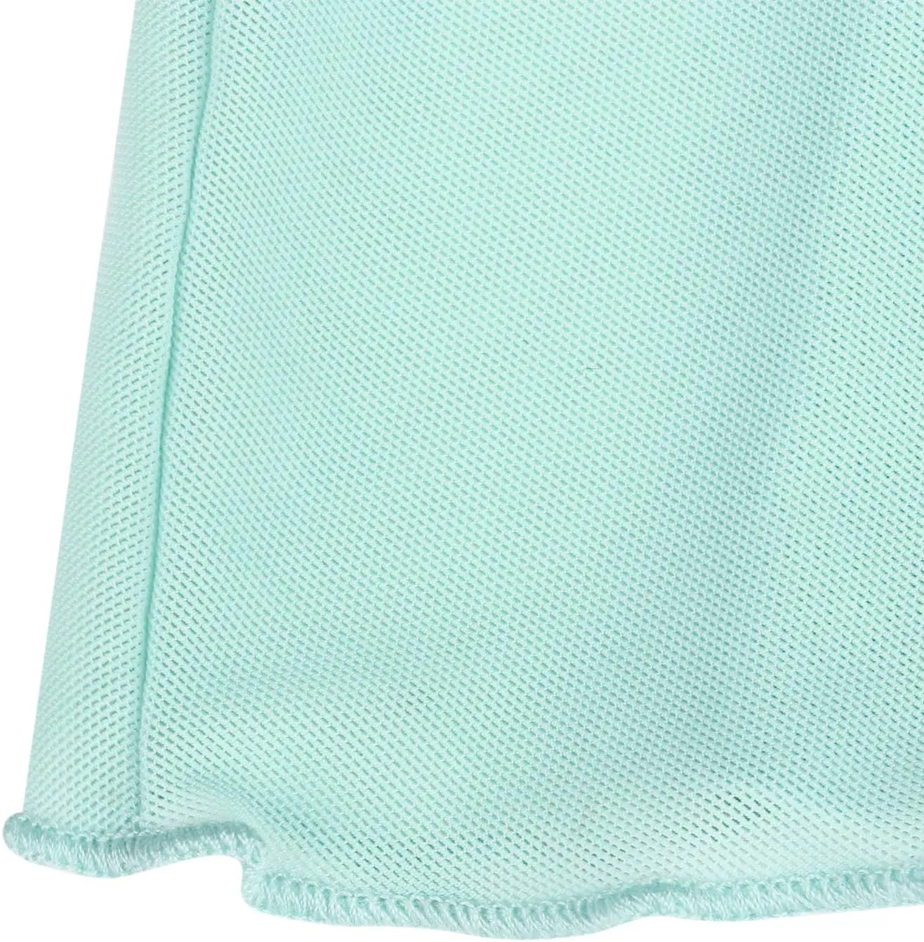 Women's Sheer Mesh Mini Skirts See-Through High Waist Solid Skater Skirt Beach Cover-ups Without Briefs
