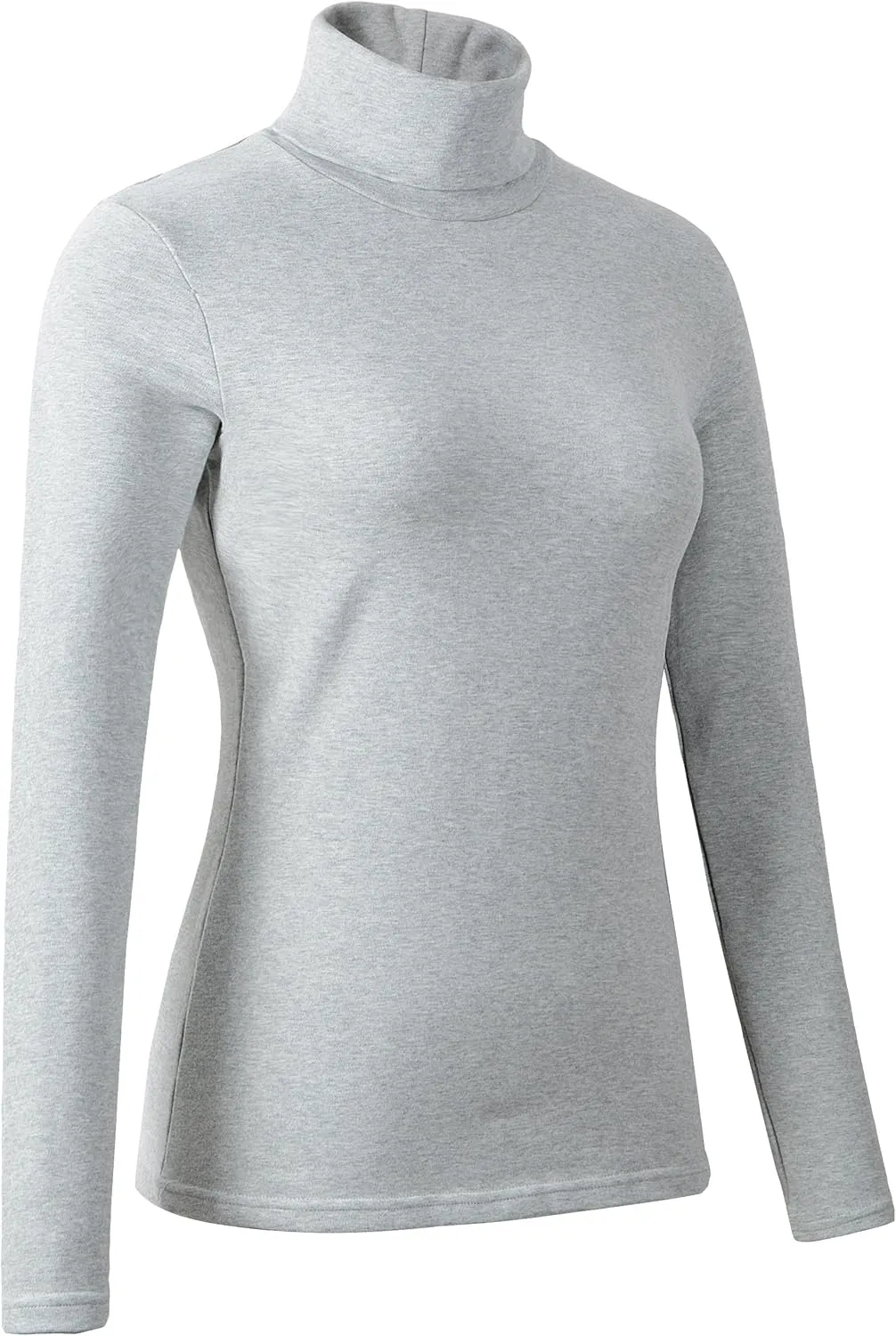 Women's Soft Cotton Turtleneck Top Basic Pullover Sweater
