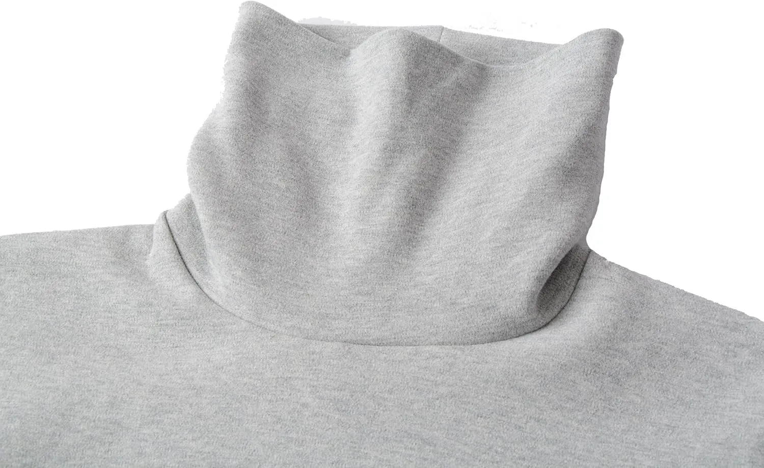 Women's Soft Cotton Turtleneck Top Basic Pullover Sweater